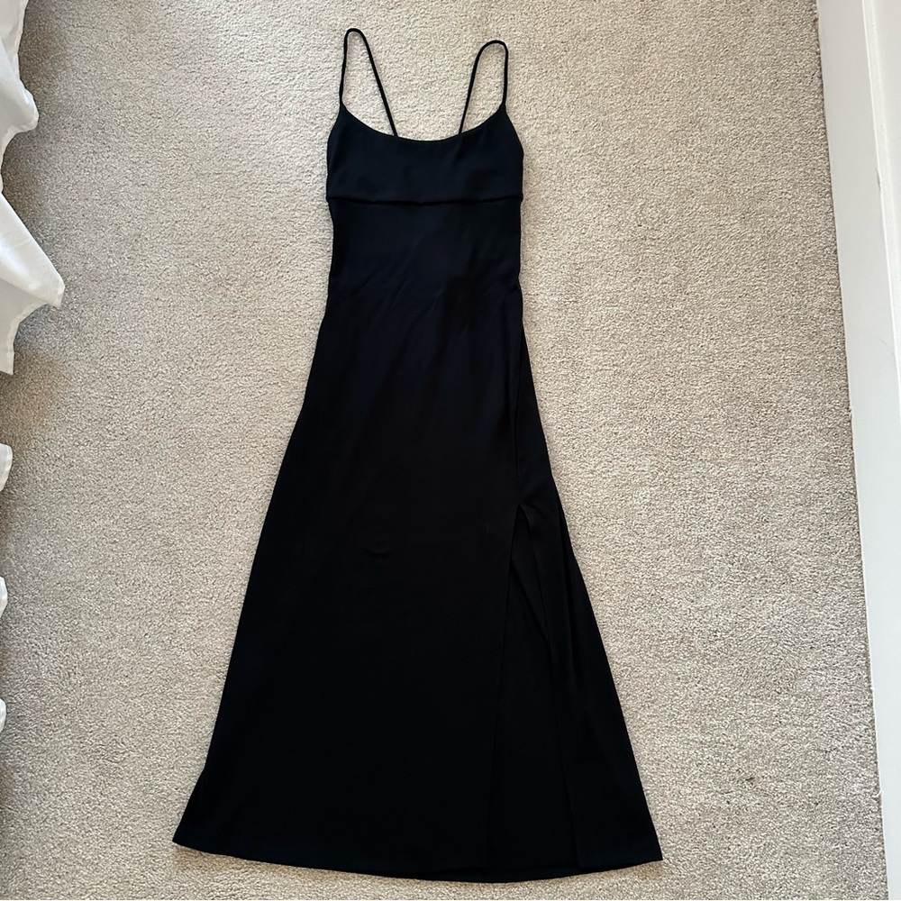 ARITZIA Wilfred Dreamweaver Dress Black